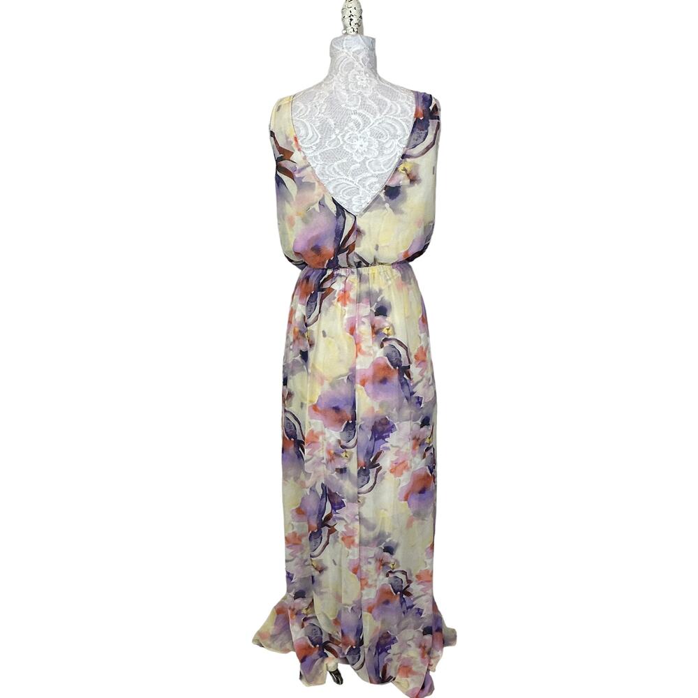 Show Me Your Mumu Floral Kendall Slit Maxi Dress Women Medium Weddings Prom - Picture 5 of 11